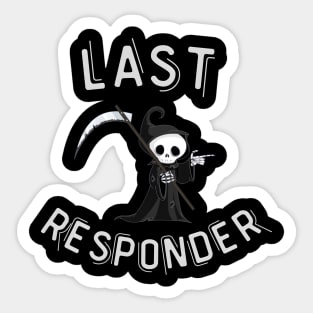 Grim Reaper, Funny Dark Humor Sticker